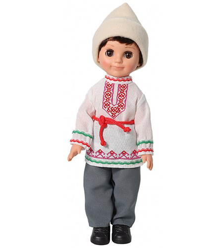 Кукла Весна Мальчик в марийском костюме