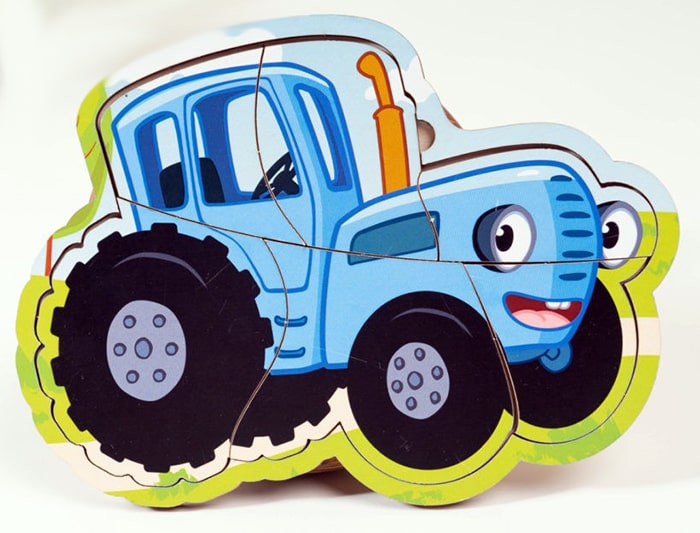 Пазл «Синий трактор»