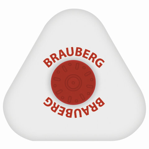 Ластик 45х45х10 мм белый треугольный "Energy" Brauberg