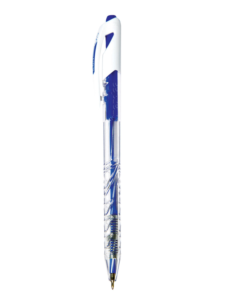 Ручка шариковая автоматическая синяя 0,5 мм Flexoffice Trendee