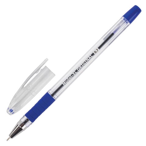 Ручка масляная синяя Brauberg "Model XL"