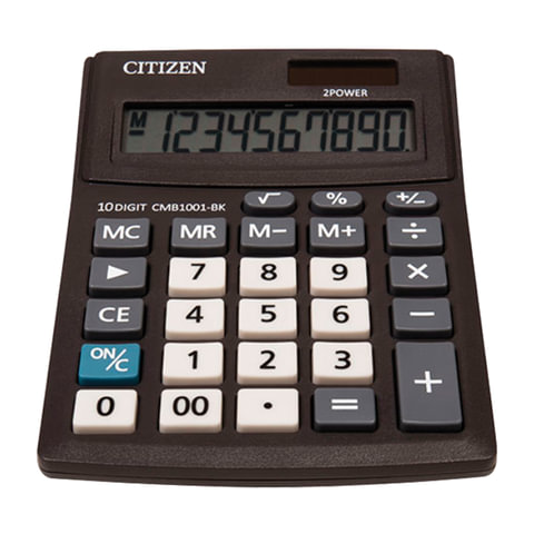 Калькулятор 10 разрядов CMB1001BK Citizen