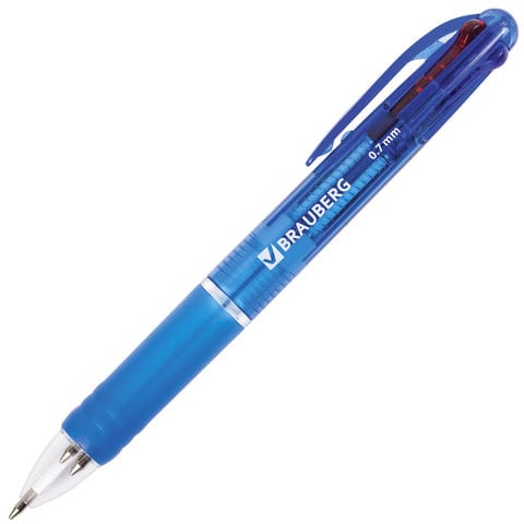 Ручка шариковая 4 цвета Brauberg «Spectrum»
