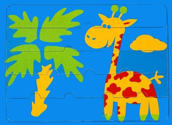 Жирафик. Пазлы для самых маленьких