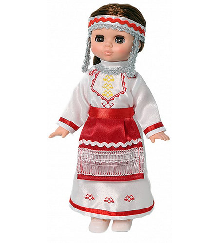 Кукла Эля Весна в чувашском костюме