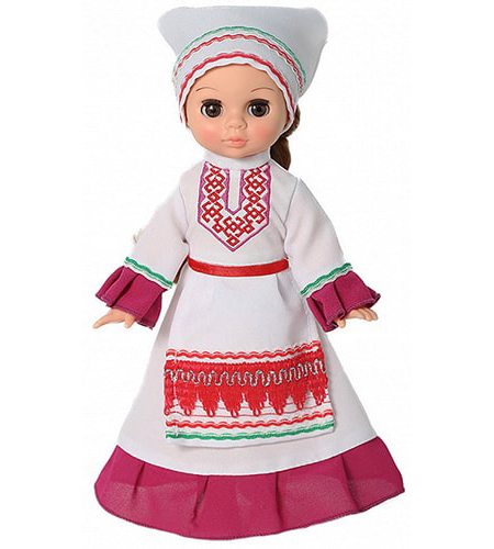 Кукла Эля Весна в марийском костюме