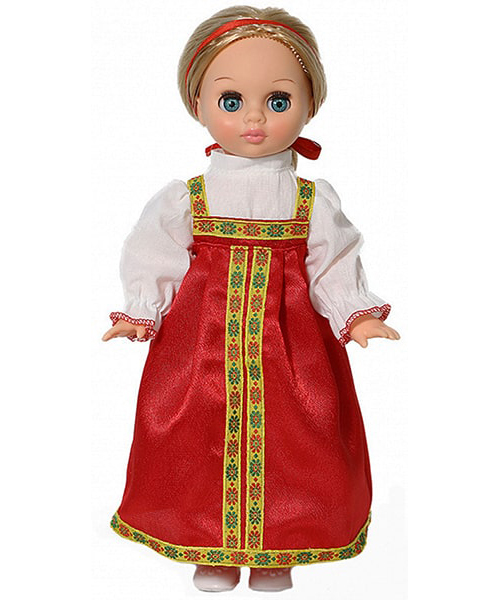 Кукла Эля Весна в русском костюме