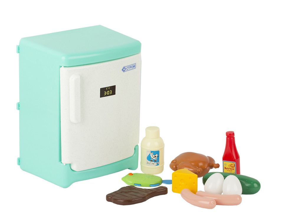 Игрушка «Холодильник с продуктами» 12 предметов