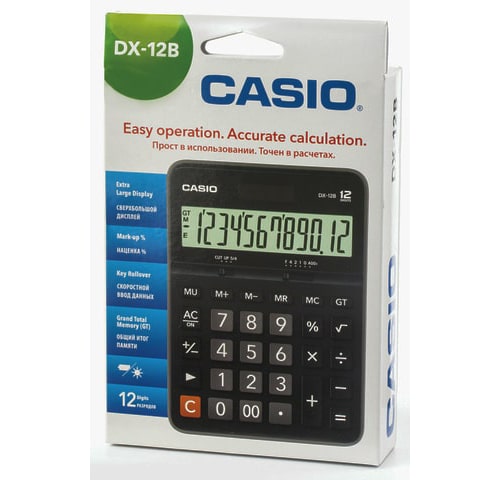 Калькулятор настольный DX-12B-W Casio