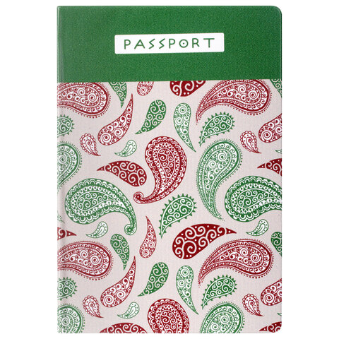 Обложка для паспорта ПВХ ассорти Staff